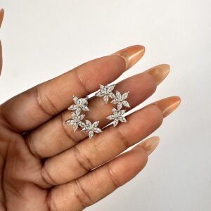 Zircon earring